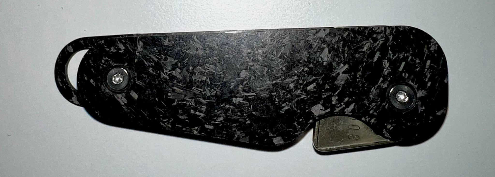 Forged Carbon Key Case matt wide